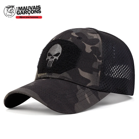 Casquette américaine Skull   Article: Casquette Snapback Genre: Unisexe Type de motif: Lettre Style: Vintage Matière: Coton Réglage: par boucle Taille de la casquette : 53-62 cm de circonférence  ✔ Les frais de port sont offerts pour la France métropolitaine  ✔ Article expédié sous 24 heures, réception sous 2 à 3 jours