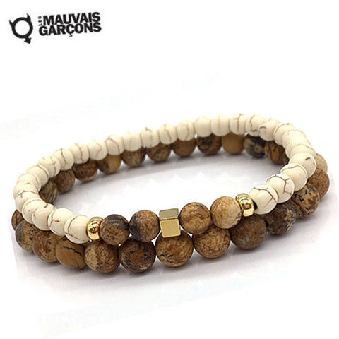 Bracelet perles marron collection 2022