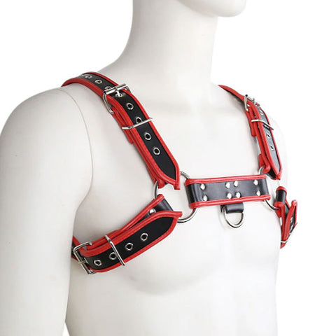 harnais pour homme en cuir végan