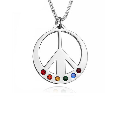 pendentif rain bow colors